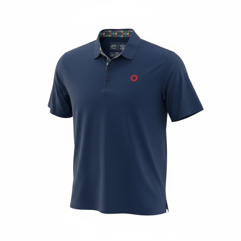 Phish Fishman Section 119 Polo Shirt 3XL Navy Performance Golf Business Casual